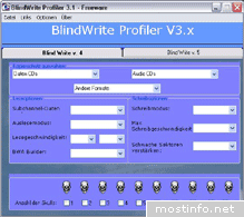 BlindWrite Profiler 3.1.0.0